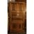 pti594 door in walnut with 5 smooth panels, mis. cm 94 x 199 x 2.5     