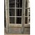 PTI773 - Antique oak glass door, two leaves, 19th century, opening cm W 140 x H 275