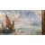 Oil painting on canvas depicting Marina. Lucio Todeschini (Milan 1892-Cortenova 1969).