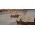 "SEASCAPE WITH FORTIFIED VILLAGE AND FIGURES" - OIL ON CANVAS - 19TH CENTURY