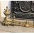 p151  piastra in ghisa con stemma nobiliare e leoni rampanti, cm 78 x 89 h