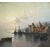Antique oil on panel painting with contemporary frame signed "Nicolas De Corsi 1882-1956" depicting a view of Torre del Greco.