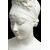 Scultura antica in marmo bianco statuario raffigurante Madame Recamier. Francia XIX secolo.