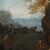 Circle of Alessio de Marchis (Naples 1684 - Perugia or Urbino 1752) - Arcadian landscape with shepherds and flock.