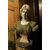 dars287 polychrome marble bust, larg. 65 cm xh 80,     