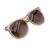Occhiali da Sole Vintage in Acetato Col. Beige