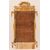 SPECCHIO ANTICO CON STEMMA, SPECCHIERA LUIGI FILIPPO, CORNICE DORATA IN LEGNO INTAGLIATO, XIX  (SPC193)