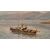 PAINTING WITH SEASCAPE AND BOATS, FIRST HALF OF THE 20TH CENTURY