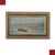 PAINTING WITH SEASCAPE AND BOATS, FIRST HALF OF THE 20TH CENTURY