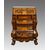 Antique Dutch drop-front desk in fine woods from the early 19th century.