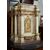 Antique tabernacle of Roman origin in marbled wood. 17th Century.