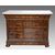 Antique French Charles X chest of drawers in walnut burl with white statuary marble top. 19th century period.