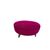 Pouf sgabello in stoffa viola Capitonnè vintage