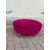 Pouf sgabello in stoffa viola Capitonnè vintage