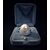 Anello  in  Platino   con  Perla  da  13.5 mm  e  Diamanti  4.5  ct.