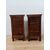 Pair of Louis Philippe nightstands - walnut - 1800s - Carlo X cappuccino cabinet