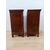 Pair of Louis Philippe nightstands - walnut - 1800s - Carlo X cappuccino cabinet