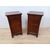 Pair of Louis Philippe nightstands - walnut - 1800s - Carlo X cappuccino cabinet