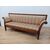 Louis XVI sofa with scroll arms - walnut - 18th century / 1700s - bench -