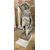 dars310 statua in pietra, raffigurante la Dea Diana con cane, h cm 160