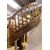 scal10 helicoidal staircase in walnut, mis. width. 180 cm max xh 310     