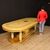 Italian conference table in exotic wood