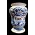 Maiolica albarello vase with plant motifs, birds, and snakes decoration. Ferniani, Faenza.