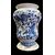 Maiolica albarello vase with plant motifs, birds, and snakes decoration. Ferniani, Faenza.