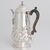 Queen Victoria sterling silver coffee pot, John Aldwinckle & Thomas Slater, London, 1891