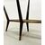 Coffee table 1950 - vetro, ottone e legno laccato