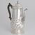 Queen Victoria sterling silver coffee pot, John Aldwinckle & Thomas Slater, London, 1891