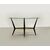 Coffee table 1950 - vetro, ottone e legno laccato