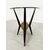 Coffee table 1950 - vetro, ottone e legno laccato