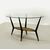 Coffee table 1950 - vetro, ottone e legno laccato