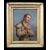 Dipinto olio su tavola raffigurante san Benedetto Giuseppe Labre.