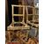 panc69 four Louis XVI lacquered chairs, cm 43 x 42 h 86     