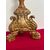 Louis XV carved and gilded mecca candlestick