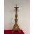 Louis XV carved and gilded mecca candlestick