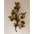 Three gilded metal sconces with floral motifs. 19th century