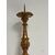Louis XV carved and gilded mecca candlestick