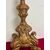 Louis XV carved and gilded mecca candlestick