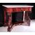 Console table in mahogany feather, Naples, 19th century