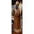 DARS690 - Sculpture representing Saint Ambrose, dimensions cm W 36 x H 135 x D 35