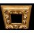 Carved and gilded wooden frame.