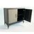 Contemporary sideboard - wood and faux leather