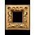Carved and gilded wooden frame.