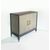 Contemporary sideboard - wood and faux leather