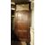 pti612 - door in poplar and chestnut, mis. max 117 cm x 282 h     