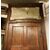 pti612 - door in poplar and chestnut, mis. max 117 cm x 282 h     