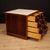 Cassettiera francese di design in legno di mogano, palissandro e faggio